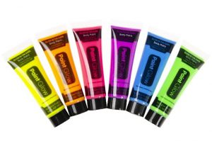 NEON GLOW IN THE DARK BODY EN FACE PAINT 14 ML