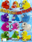 COLOR CHANGING DUCKIES IN 50 MM CAPSULE