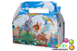 24 stuks Menubox EENHOORN - UNICORN - NEW - Traktatiedoos - SMULBOX 22 x 11,5 x 10 cm