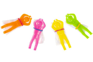 PARACHUTIST ZWEEF MANNETJE FLUOR 5 CM