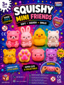 SQUISHY MINI FRIENDS IN 50 MM CAPSULE