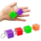 SLEUTELHANGER 3D DOOLHOOF KEYCHAIN LABYRINT KUBES DOOLHOF